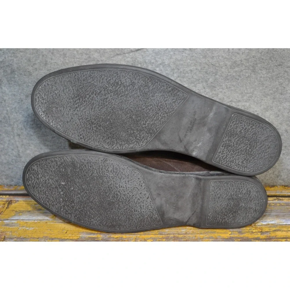 Peter Millar Boots Mens 13 Brown Suede Slip On Ankle Casual Collection Shoes